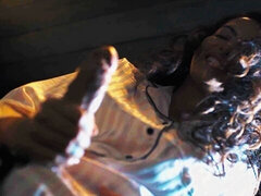 Grosser schwanz, Braunhaarige, Schwanz, Hd, Transe, Latina, Muschi, Überraschung