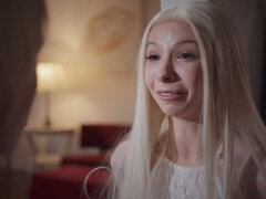 Amerikanisch, Grosser arsch, Blondine, Dildo, Masturbation, Zierlich, Rasiert, Schwestern