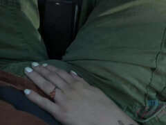 Amateur, Sucio, Despelote, Orgasmo, Al aire libre, Bragas, Público, Mojado