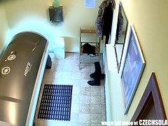 Leie, Braunhaarige, Tschechisch, Selbstgemacht, Öffentlich, Muschi, Solarium, Solo