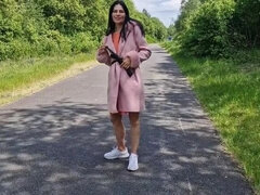 Amateur, Brunette brune, Hd, Nue  à poil, De plein air, Culottes ou slips, Pisser, Solo