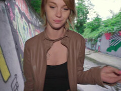 Américain, Gros seins, Sucer une bite, Queue, Faciale, Rousse roux, Volé, Tatouage