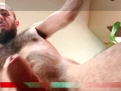 お尻, ベッドルーム, デカチン, イギリス人, ゲイ, 毛深い, オナニー, 一人