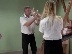 緊縛, ボンデージ, Hd, ヒール, お仕置き, ティーン