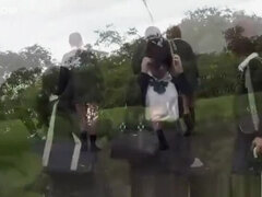 Japanese pissing together 03