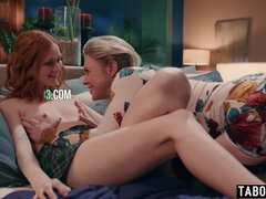 18, エロ熟女, 顔面騎乗, フェムドム, 指いじり, 赤毛, ガリガリ, ティーン