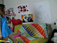 Sucer une bite, Éjaculation interne, Marrant, Lingerie, Strapon, Jouets