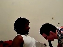 Anal, Grosse bite, Noire, Couple, Noir ébène, Homosexuelle, Hard, Suçant