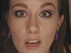 Bezaubernd, Tussi, Braunhaarige, Schwanz, Fetisch, Spiele, Solo, Taboo