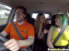 Amateur, Voiture, De plein air, Public, Réalité, Étudiant, Professeur, Voyeur