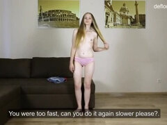 Défloration, Première fois, Innocente, Petite femme, Chatte, Solo, Adolescente, Serré