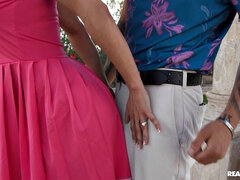 Lamer culo, Mamada, Estilo perrito, Vestido, Madres para coger, Al aire libre, Coño, Tetas