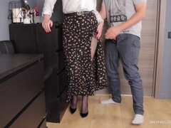 素人, デカ尻, 口内発射, ハードコア, 穴開きパンティ, 妻