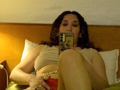 Lesbian scissoring action with Latin Queen and her stepmom, full of passion and nipple play