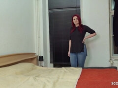 デカ尻, デカパイ, 大学生, イく瞬間, ドイツ人, お金, ストッキング, ティーン