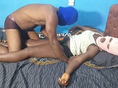 アフリカ人, デカチン, 黒人, フェラチオ, 黒人, 熟年, ティーン