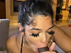 Amateur, Verga grande, Negro, Mamada, Ébano, Interracial, Latina, Lesbiana