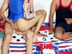 Small boobs, desahan, indian threesome