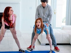 素人, デカ尻, デカチン, フェラチオ, 軟体, ジム, ガリガリ, ティーン