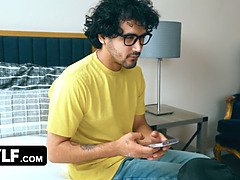 ブロンド, 眼鏡, 淫乱熟女, オマンコ, 剃毛, ガリガリ, 靴下, 長身