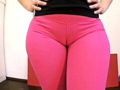 Gros cul, Fille latino, Solo, Spandex