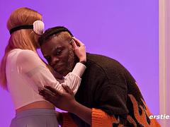 Amateur, Negro, Rubia, Mamada, Ébano, Besar, Tetas naturales, Coño