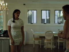 デカパイ, フェラチオ, 茶髪の, 指いじり, キス, 淫乱熟女, 乳首, スカート