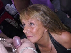 Enthousiasteling, Blond, Brits, Sperma shot, Sperma in gezicht, Hd, Moeder die ik wil neuken, Vrouw