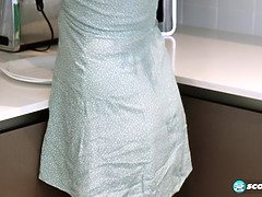 Rubia, Hd, Cocina, Masturbación, Solo, Adolescente