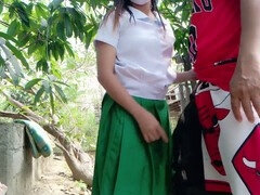 18 ans, Asiatique, Japonaise, Petite femme, Public, Chatte, Adolescente, Uniforme