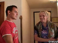 デカパイ, お婆さん, 巨大, 熟年, 母, 自然山雀, 馬乗り, オッパイの