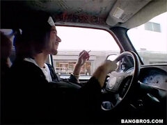 Preston Parker nails Liana F in our van in a wild bangbus full video