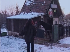 フェラチオ, 茶髪の, チン, ダブル開発, 顔射, イタリア人, 三人, ヴィンテージ