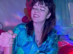 Lingam massage, tender sex, handjob pov