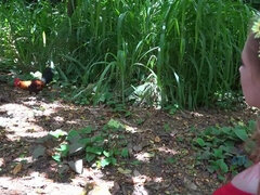 Amateur, Petite amie, Orgasme, De plein air, Pigtail, Pov, Public, Chatte