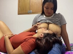 授乳, レズビアン, オーガズム, ポンプ, フェラする