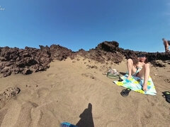 Bitch On The Beach: Hard Dick Exposed To A Slut That Doesnt Resist