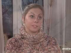 Blonde Feels Comfortable Masturbating