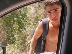 Americano, Anal, Coche, Corrida, Pajear, Sexo duro, Al aire libre, Español