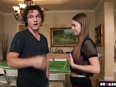 Naughty Stepdaughter Jill Kassidy says fuck football!