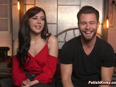 In den arsch, Braunhaarige, Schwanz, Hundestellung, Domination, Fetisch, Hardcore, Schmerz