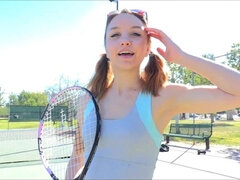 Tennis Playing Teen 1