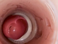 Ladytwitti Deep Pussy Creampie - Internal Camera Captures Huge Sperm Ejaculation