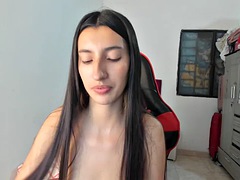 Amateur, Exhib, Fille latino, Maigrichonne, Solo