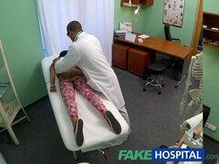 Mia Manarote gets her shaved pussy pounded by doctors in fakehospital POV