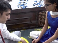 大学生, 言葉責め, 指いじり, 手コキする, インド人, キス, 淫乱熟女, フェラする