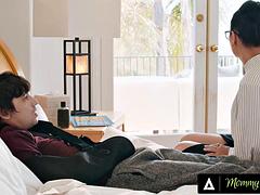 MOMMYS BOY - Hot MILF Teacher Dana Vespoli Gives Recovering Student TITTY FUCK  DICK RIDING Care