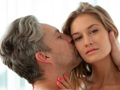 ブロンド, フェラチオ, 指いじり, キス, なめる, オマンコ, ガリガリ, オッパイの