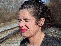 Brunette brune, Tir de sperme, Faciale, Hd, Mère que j'aimerais baiser, De plein air, Public, Tabou