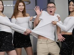 18, デカ尻, デカチン, バック, 女 人男 人, 自然山雀, ティーン, オッパイの